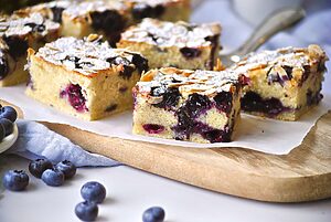 Blaubeerkuchen vom Blech