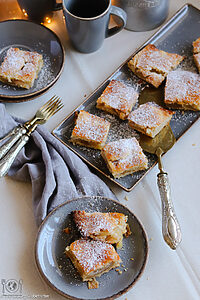 Gedeckter Apfelkuchen Rezept