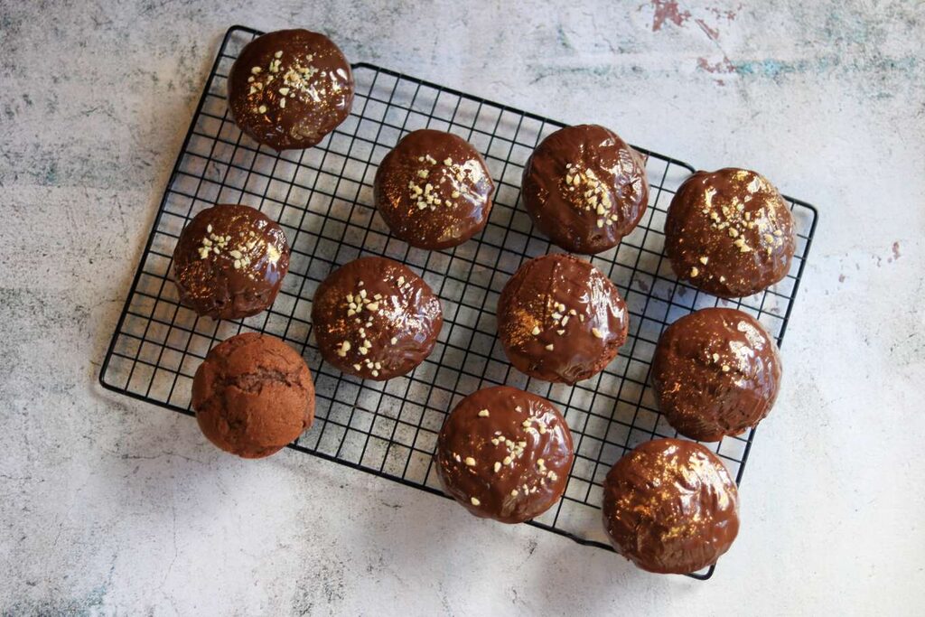 einfache Lebkuchen Muffins Muffins mi Lebkuchen Gewürz