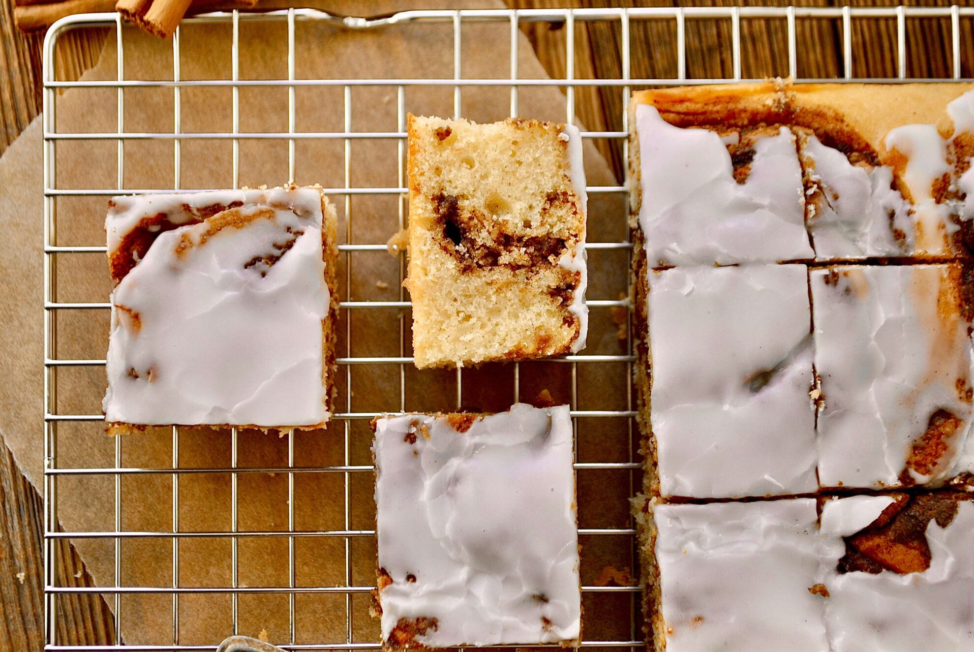 Zimtschneckenkuchen vom Blech
