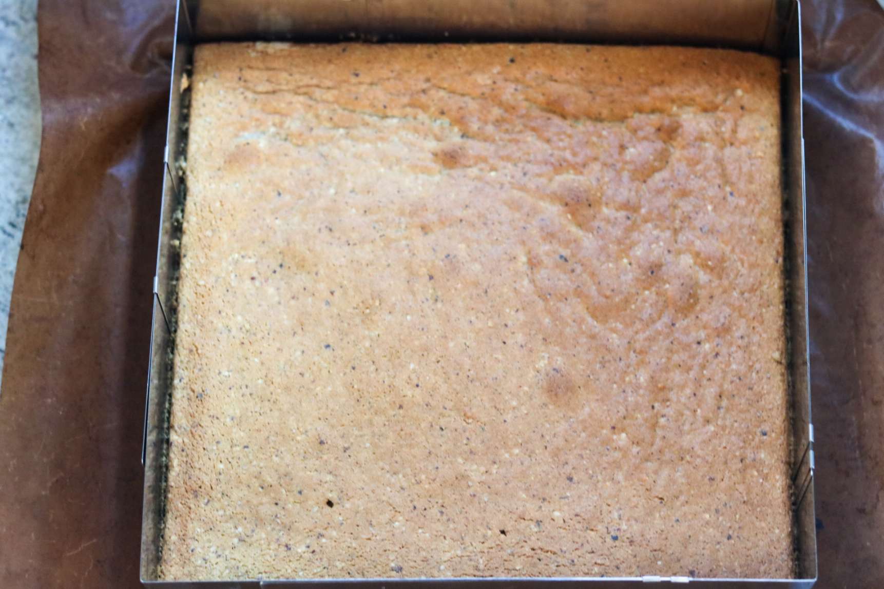 gebackener Nusskuchen mit Nussglasur