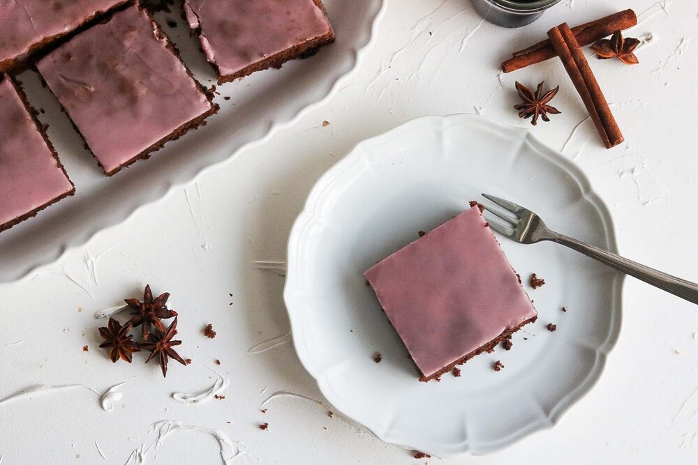 Saftige Glühweinschnitten vom Blech - Einfach Kuchen Saftige Glühweinschnitten vom Blech - Einfach Kuchen