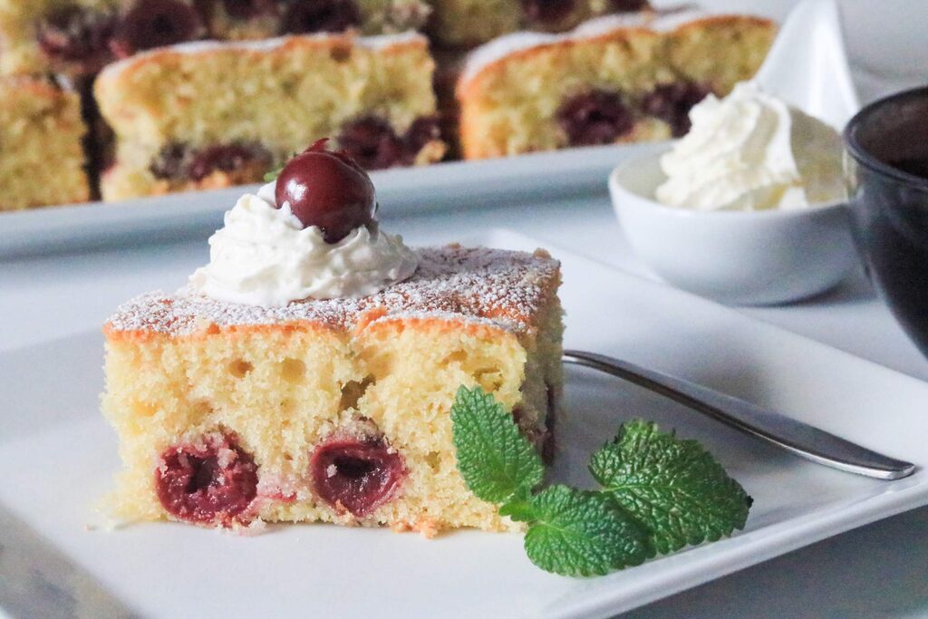 Kirschkuchen vom Blech