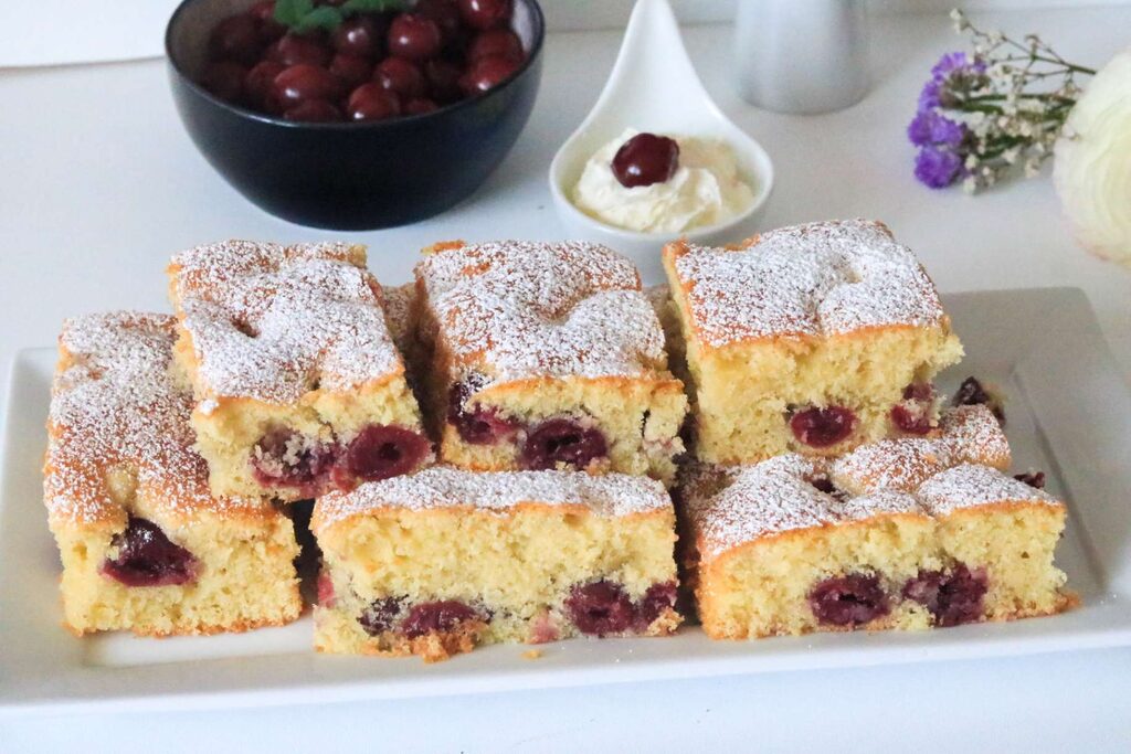 Kirschkuchen vom Blech