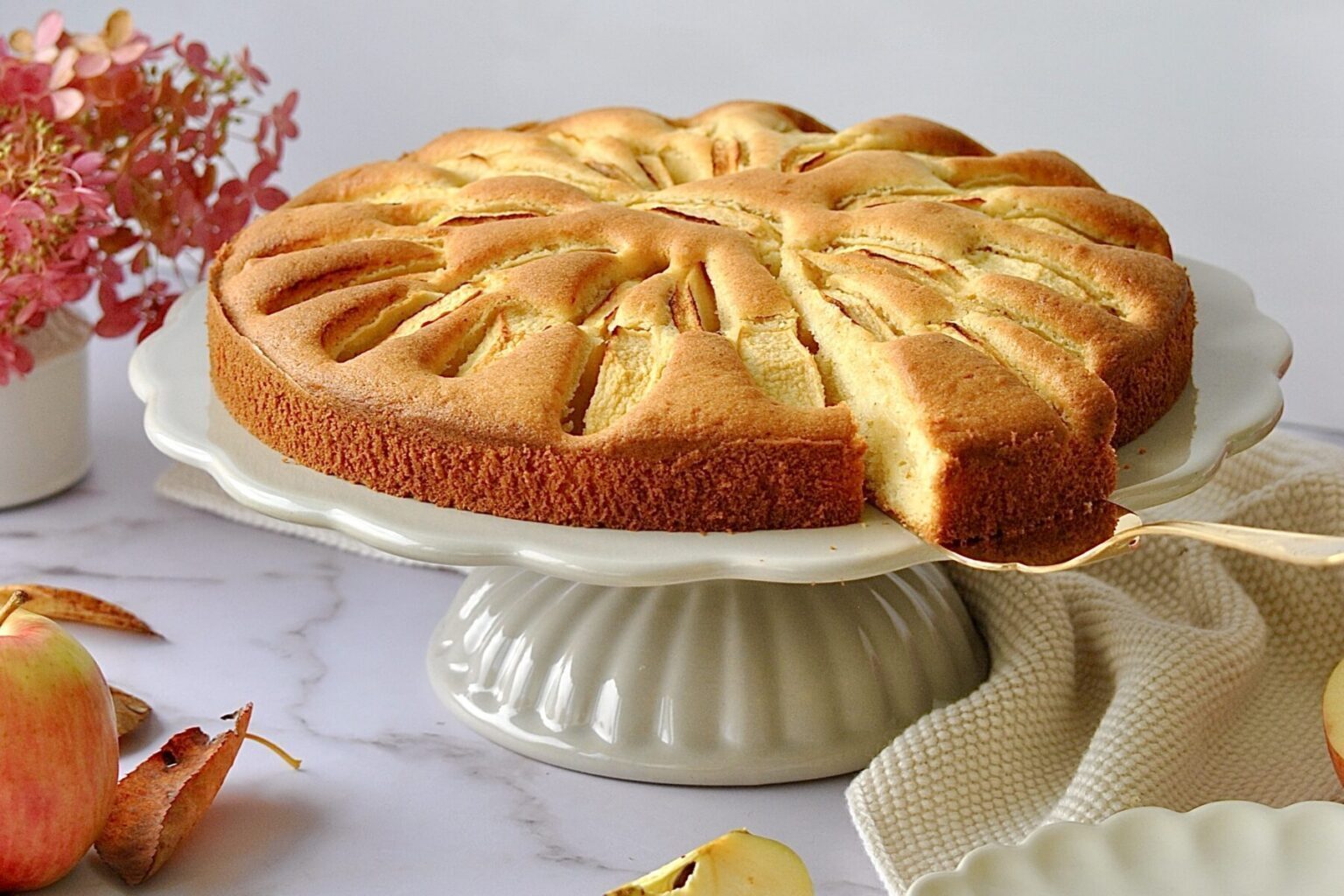 Erstaunlich Apfelkuchen Springform Rhrteig Bild