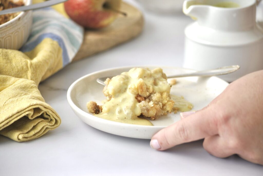 Apfel Crumble Rezept