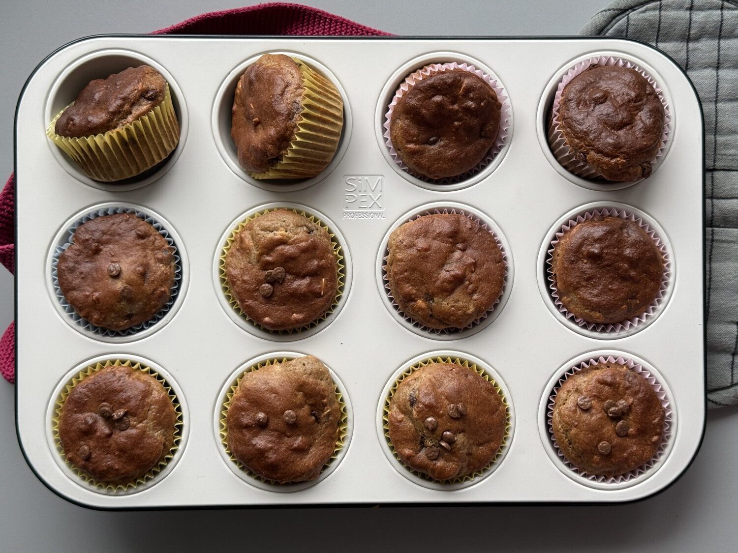 Bananen Muffins ohne Zucker
