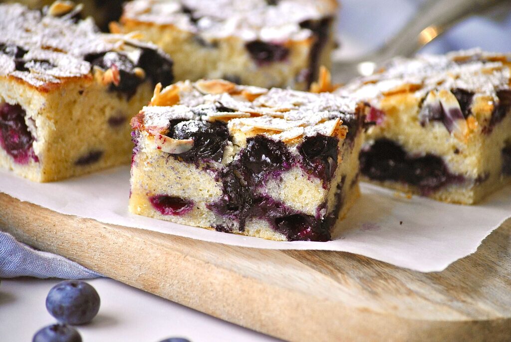 Blaubeerkuchen vom Blech