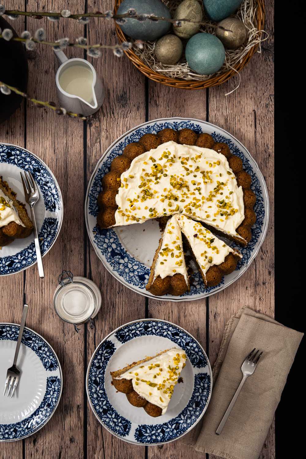 Karottenkuchen mit Frosting