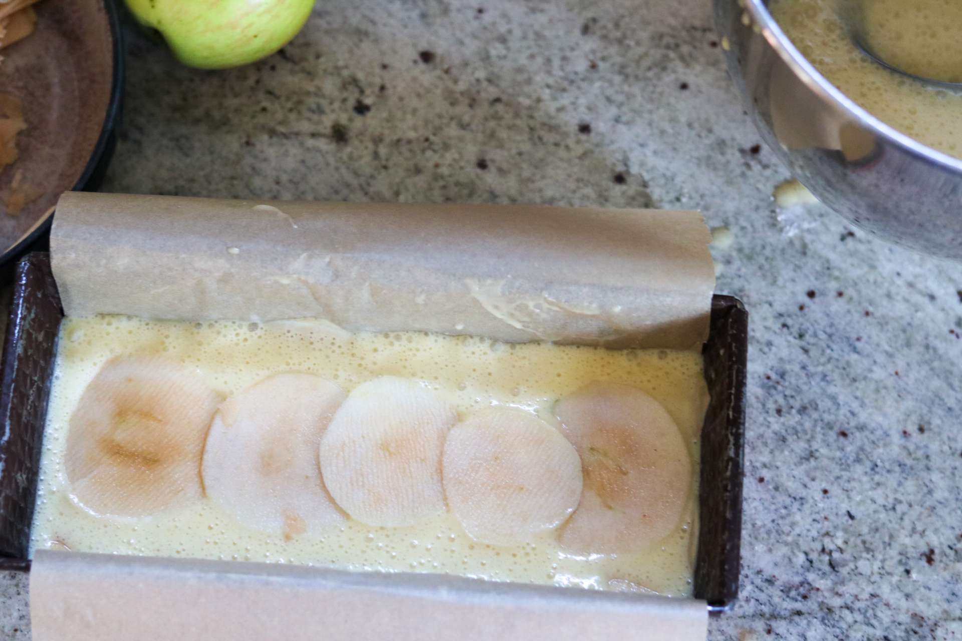 Französischer Apfelkuchen – ein unsichtbarer Apfelkuchen (Kastenform)