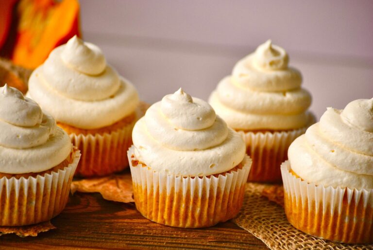 Kürbis Cupcakes