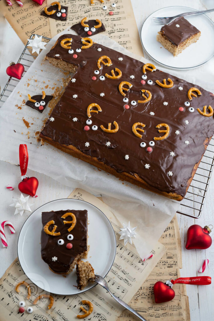 Saftige Lebkuchen vom Blech