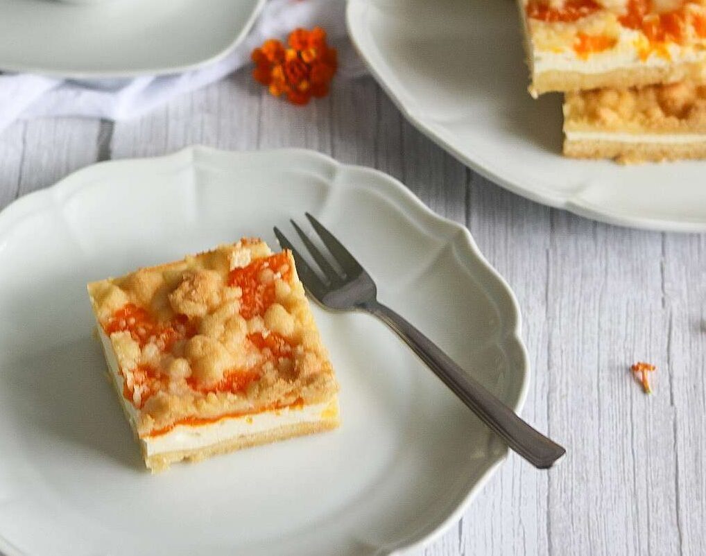 feiner Käsekuchen mit Mandarinen vom Blech