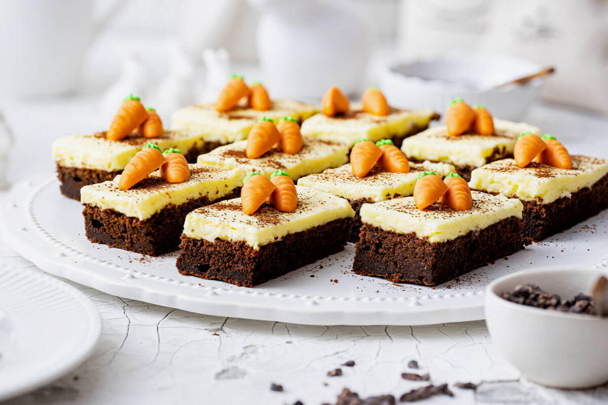 Schoko Karottenkuchen vom Blech
