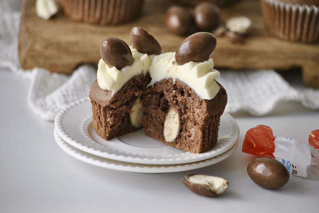 Muffins mit Schokobons