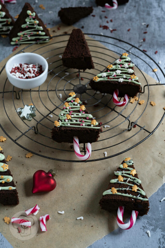 Tannenbaum Brownies Rezept