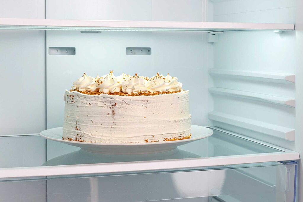 Torte im Kühlschrank