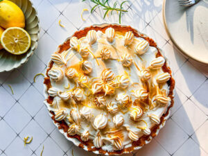 Weltbeste Zitronen Tarte mit Baiser