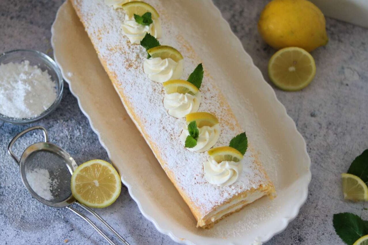 Zitronenrolle wie bei Oma