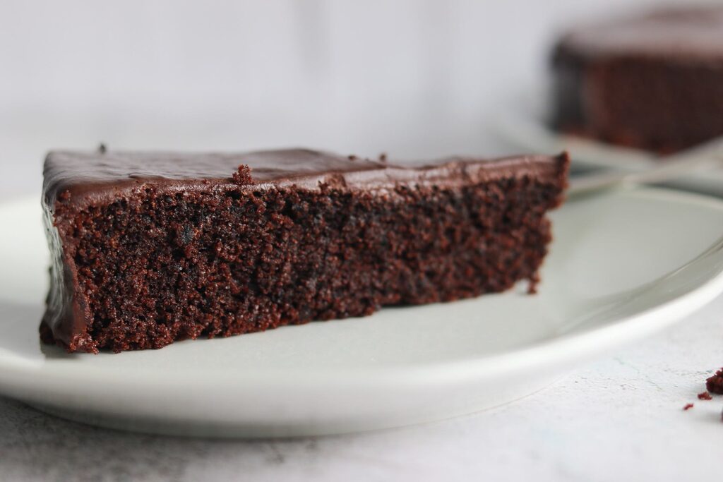 einfacher saftiger Schokokuchen