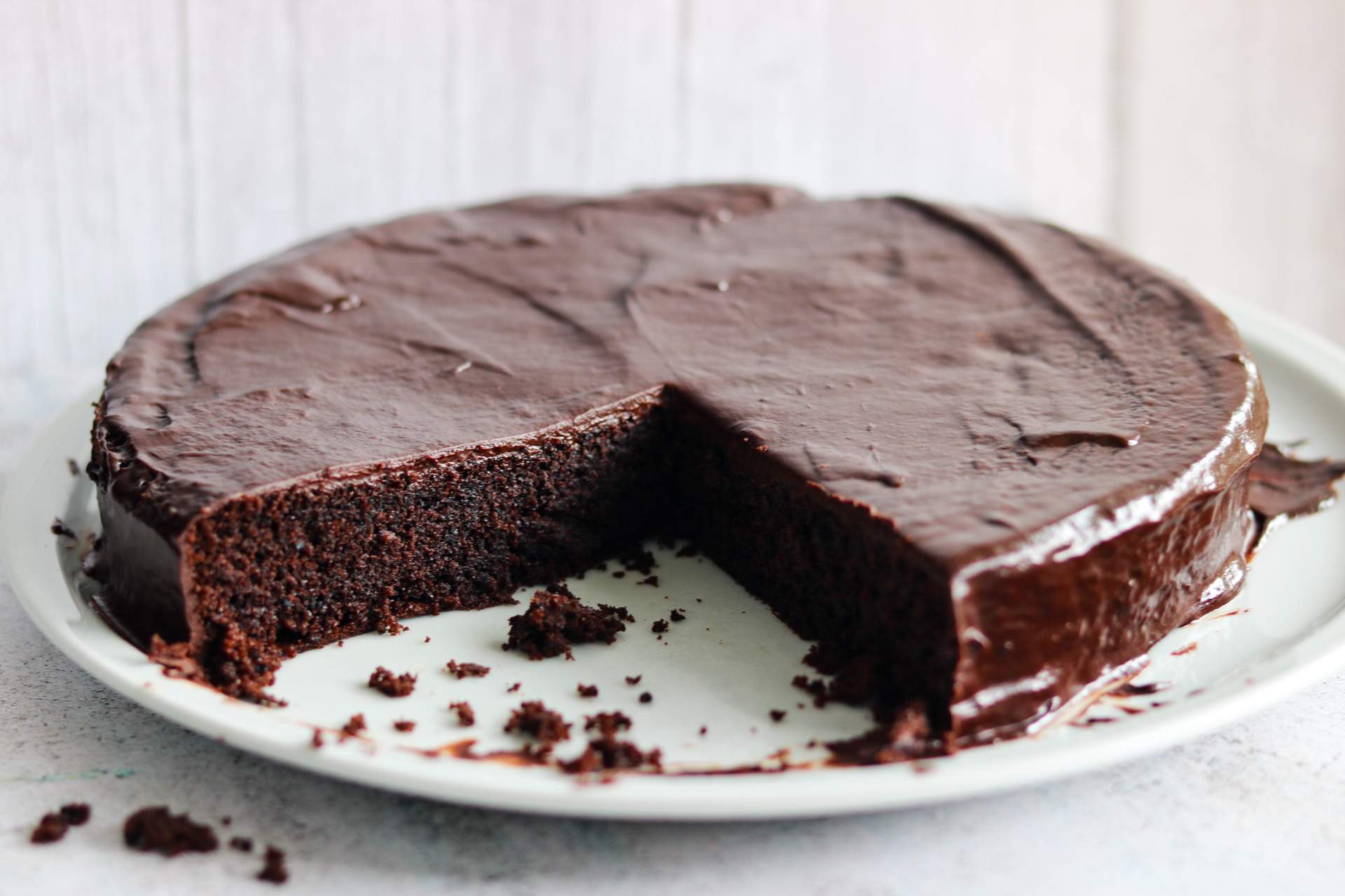 Bester saftiger Schokokuchen aus der Springform