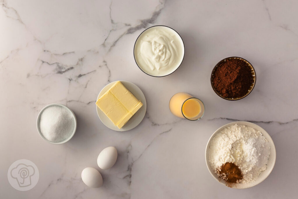 Eierlikörkuchen mit Schokolade