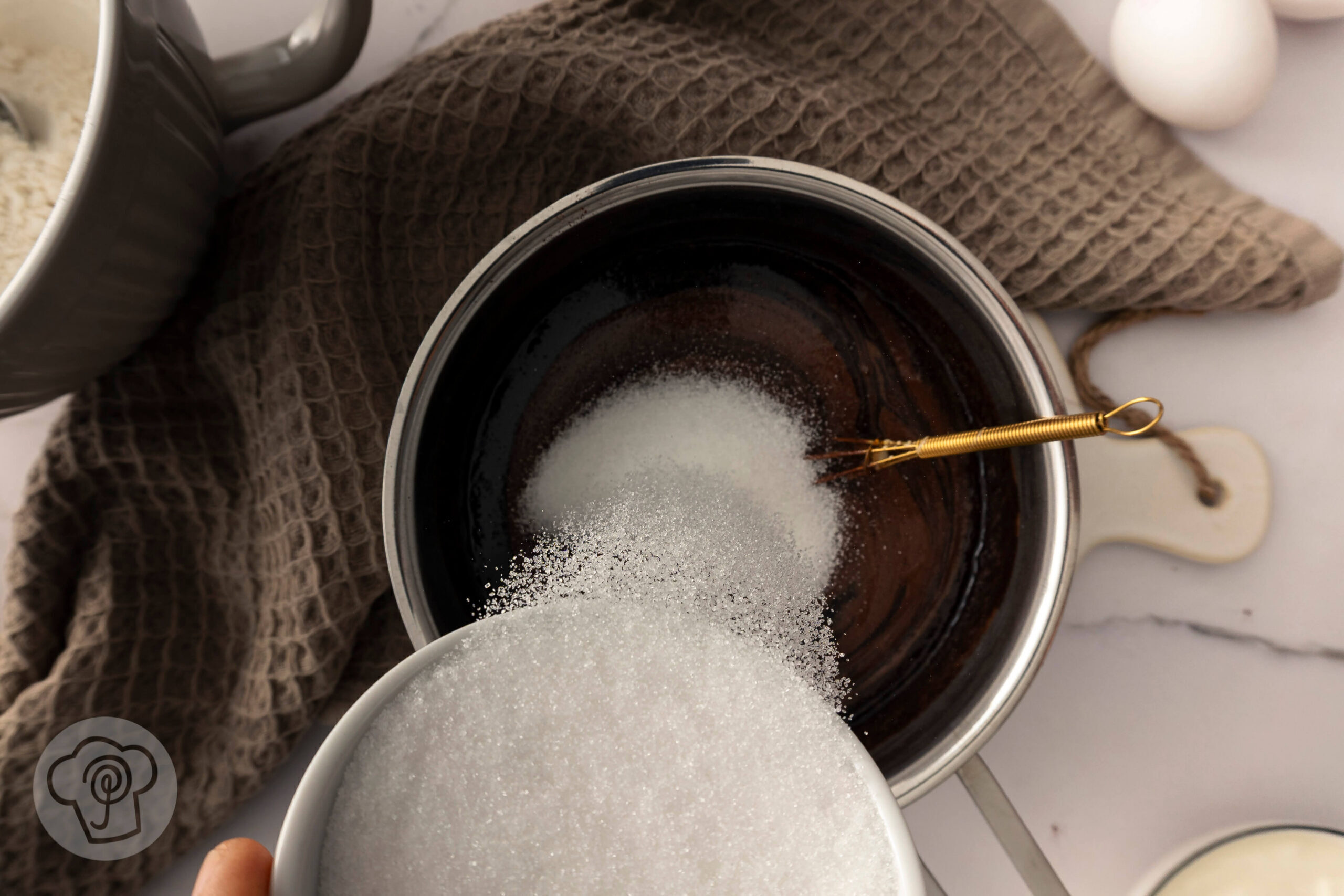 Eierlikörkuchen mit Schokolade